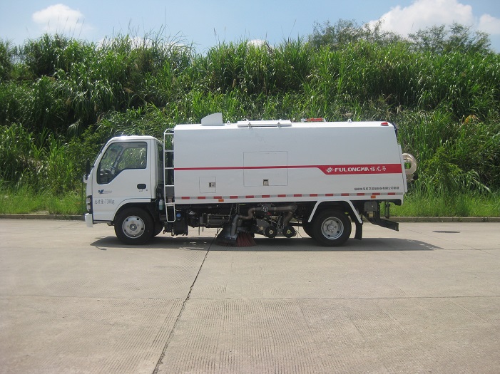 What is the purpose of the street sweeper vacuum truck?