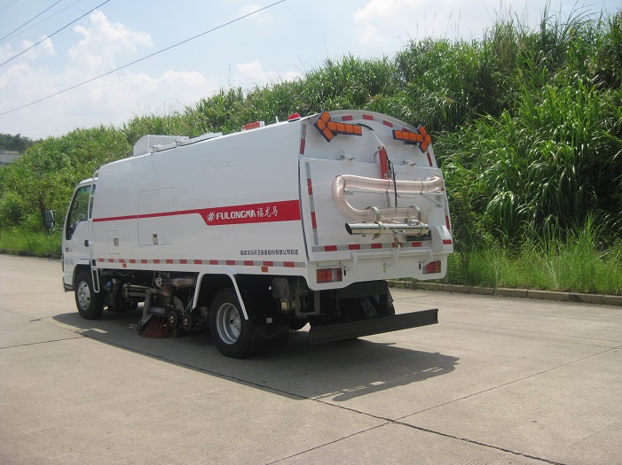 What is the purpose of the street sweeper vacuum truck?